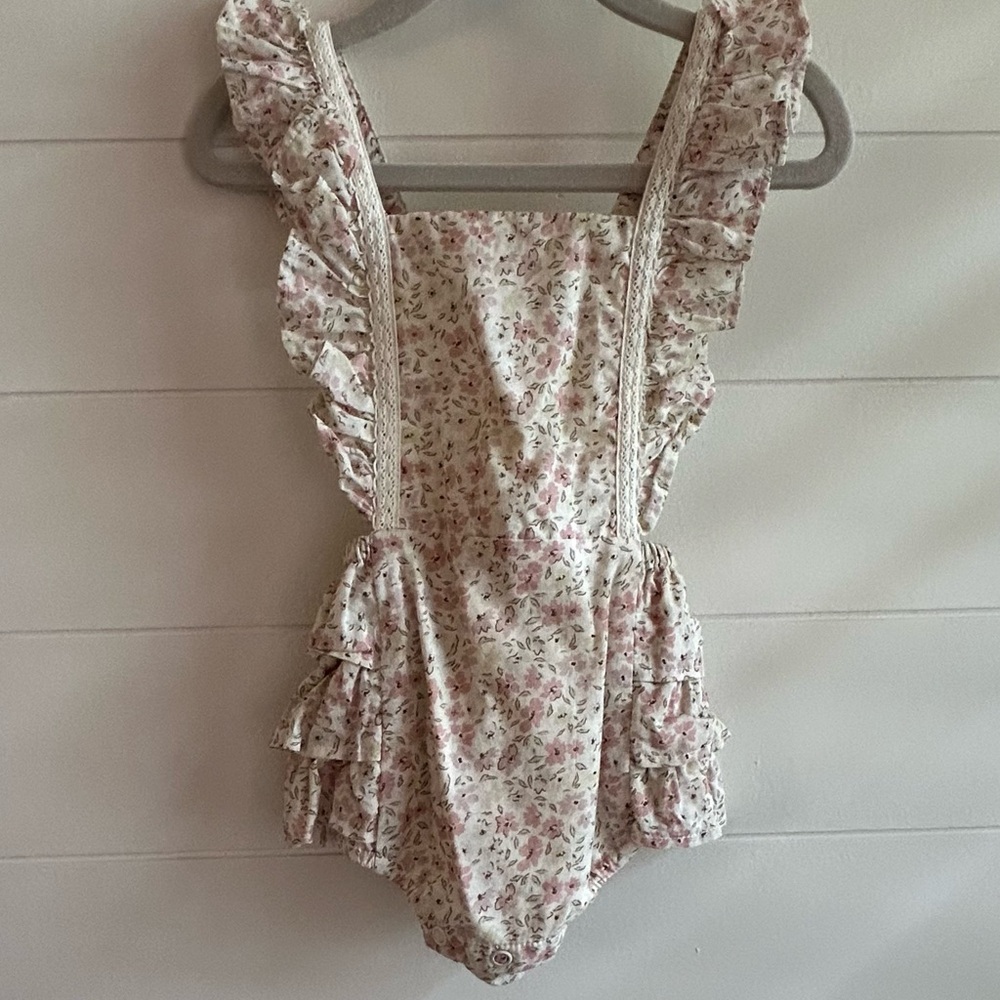 Jamie Kay Floral Ruffle romper